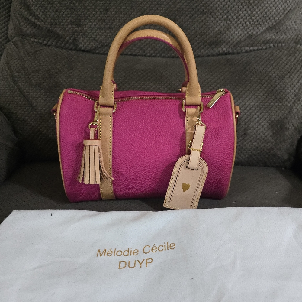 Melodie Cecile DUYP Boston Bag Bright Pink